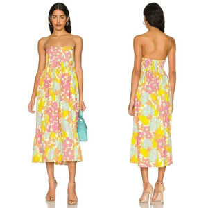 Free People SWF En-Flowered Midi Dress Size Large NWOT $349